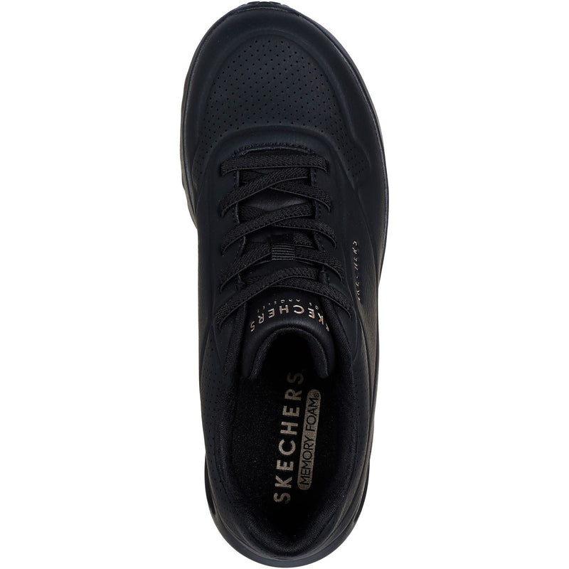 Skechers Uno Lite Lite Work Synthetic Women's Black Trainers
