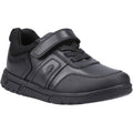 Hush Puppies Sutton Bungee Leather Boys's Black Lace-Up Shoes