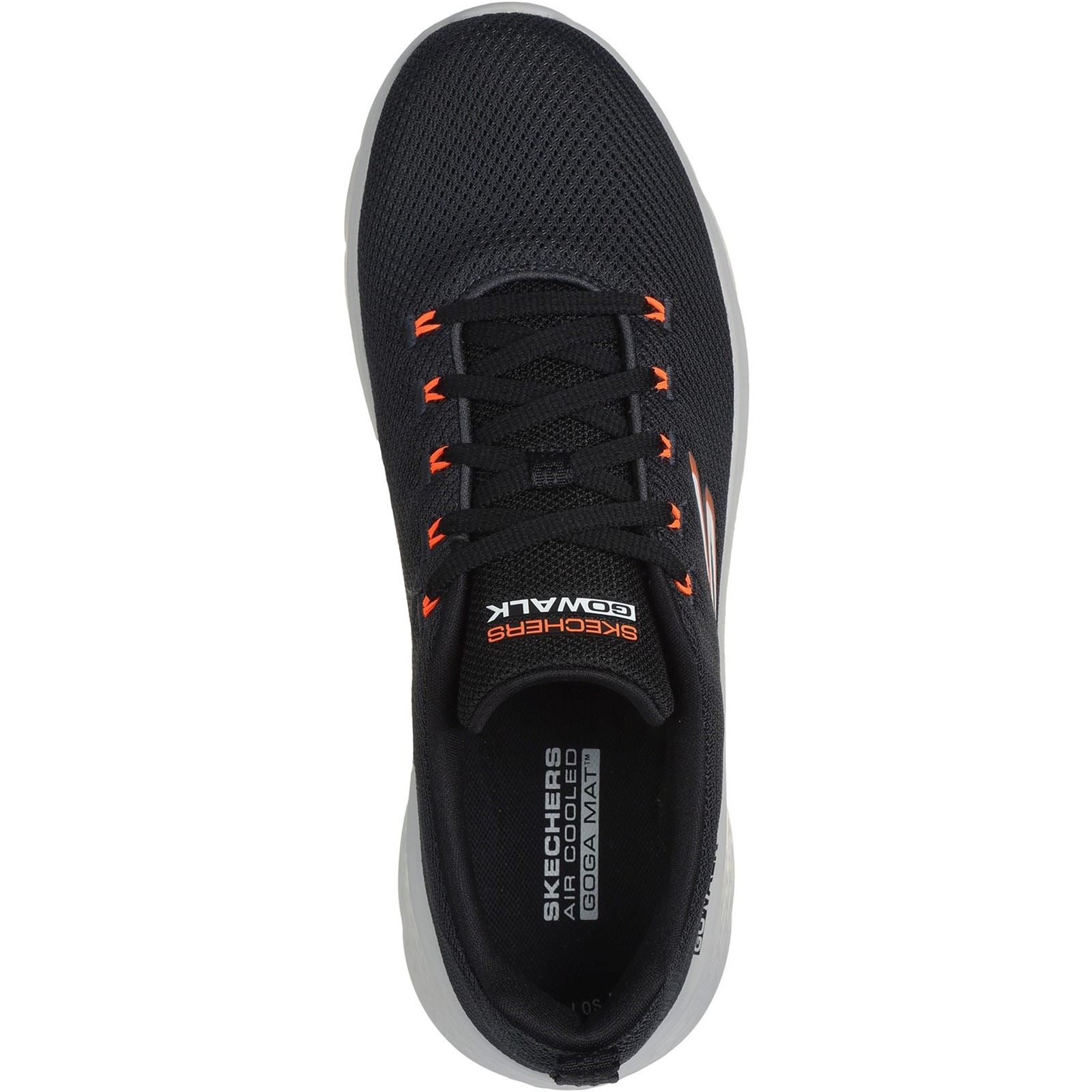 Skechers GO WALK Flex Vespid Textile Men's Charcoal/Black Sneakers
