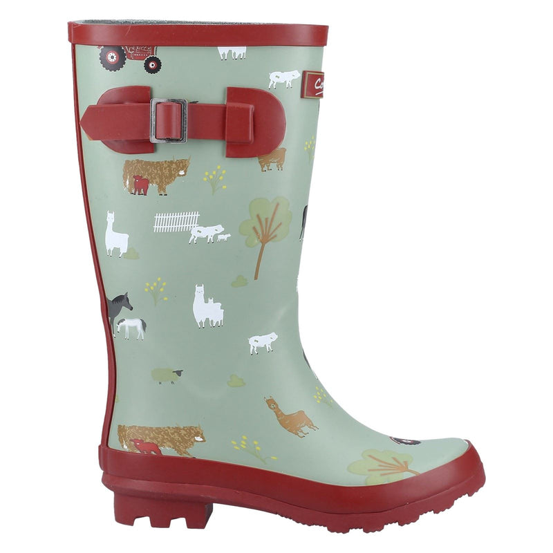 Cotswold Farmyard Junior Rubber Farm Wellington Boots