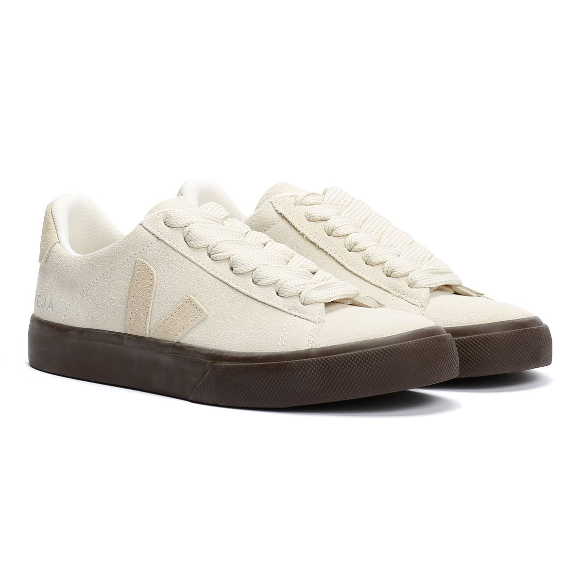 Veja Campo Bold Suede Women's Pierre Almond Eagle Sneakers