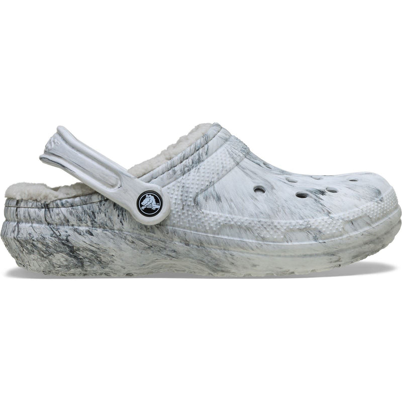 Crocs Classic Lined Clog Thermoplastic Women's Grey Swirl Clogs