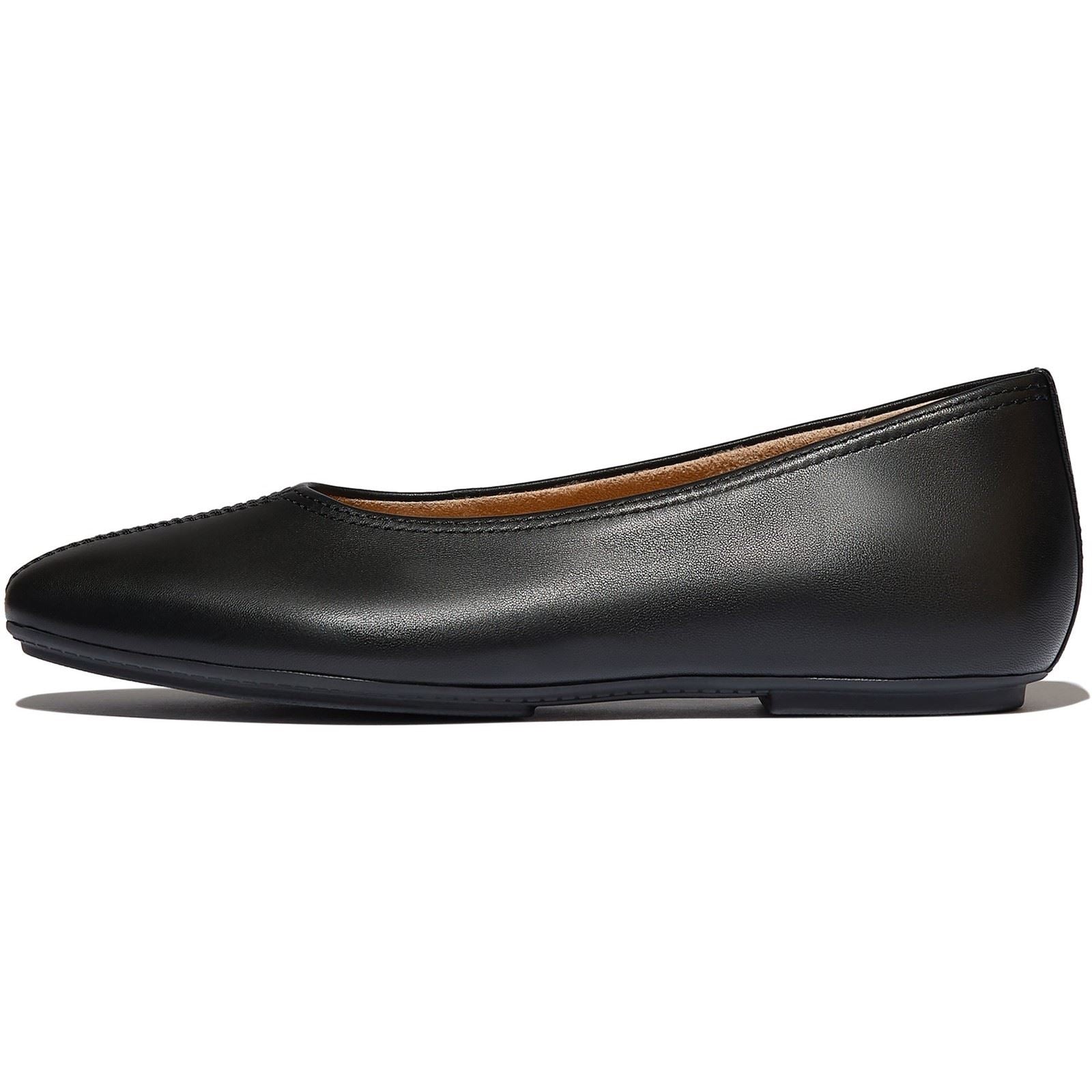 Fitflop Delicato High-Cut Leather Women's Black Flats