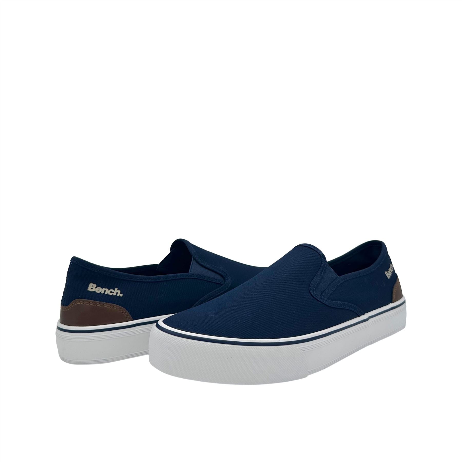 Bench Dalton Canvas Slip On Men's Navy Sneakers