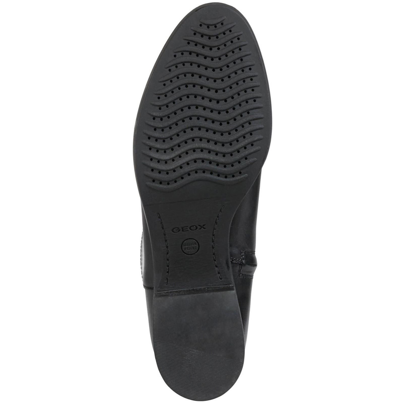 Geox D Felicity Leather Women's Black Boots