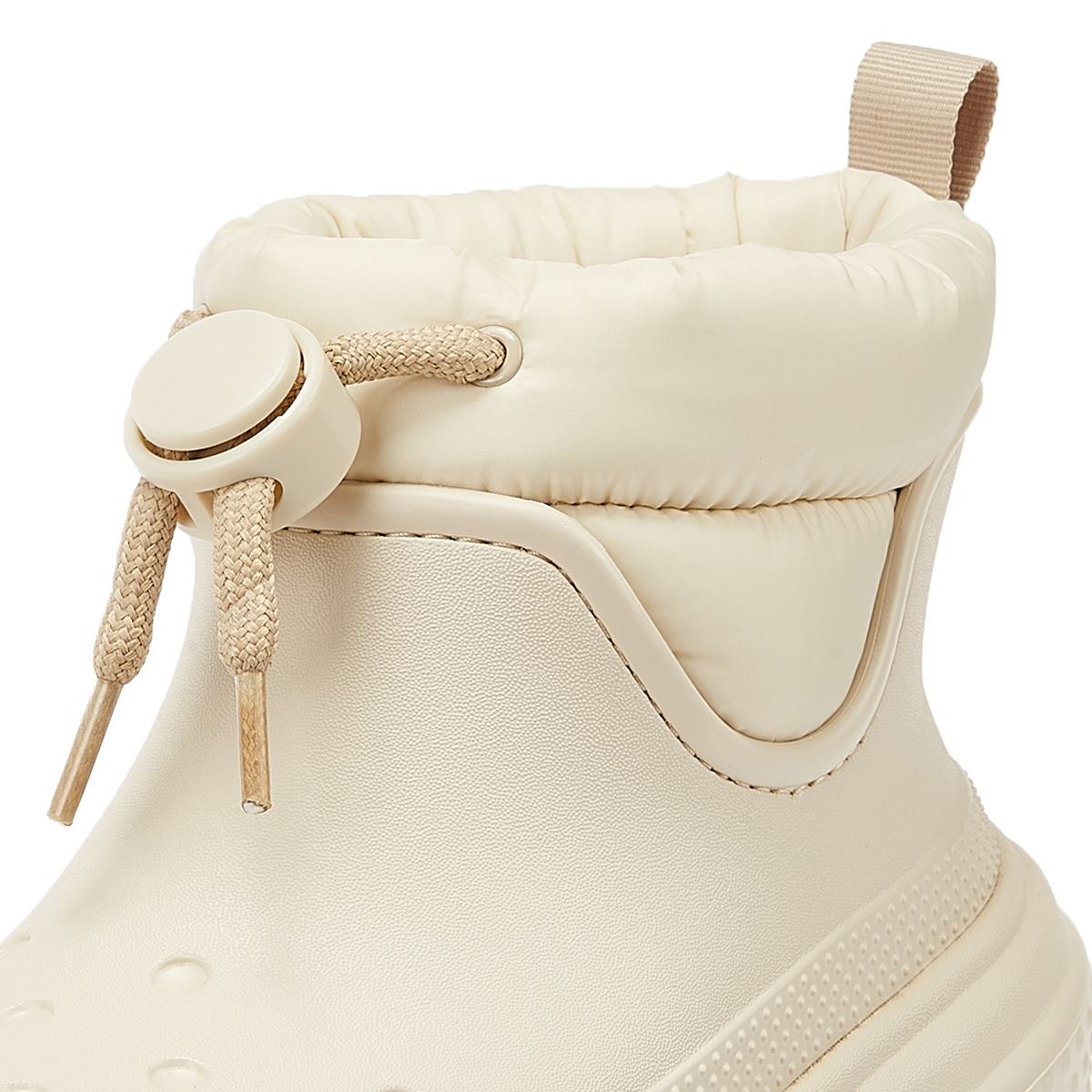 Crocs Stomp Puff Boot Stucco Women's Off White Boots