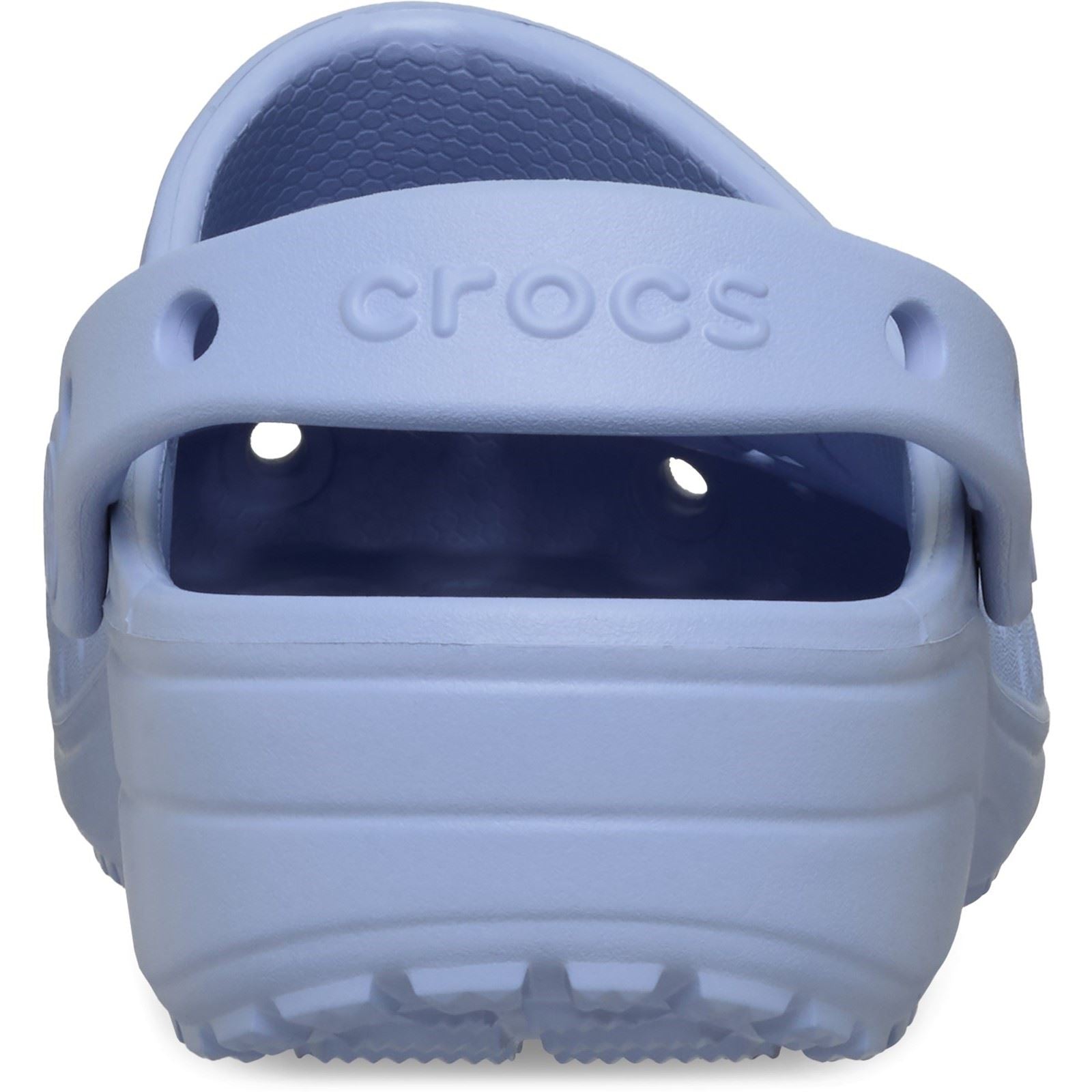 Crocs Classic Floral Cut Out Thermoplastic Women's Blue Haze Clogs