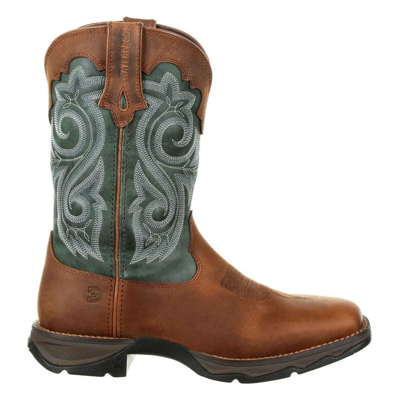 Durango Lady Rebel Leather Women's Brown Evergreen Boots