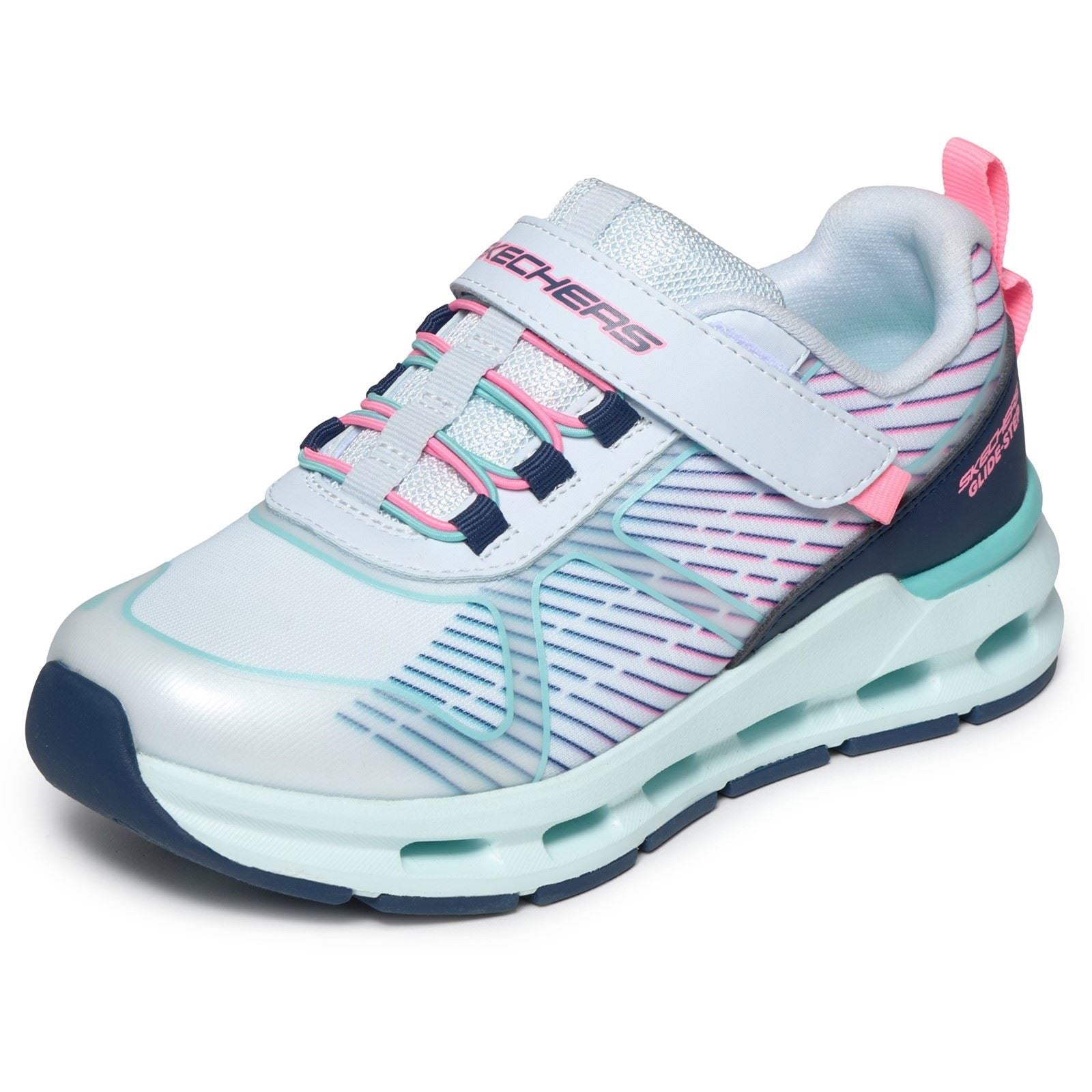 Skechers Glide-Step + Sprint Lines Girl's Mint/Multi Trainers