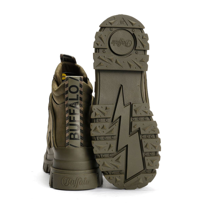 Buffalo Aspha NC Mid Women's Khaki Boots