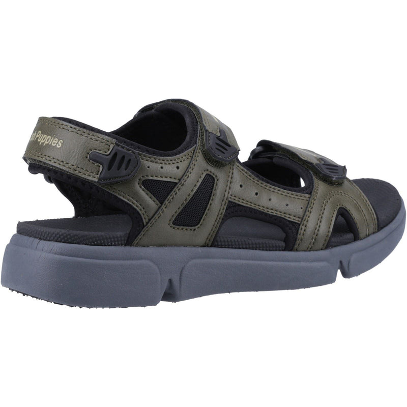 Hush Puppies Castro Synthetic Men's Khaki Sandals