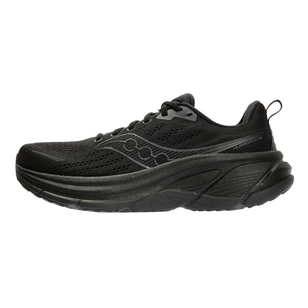 Saucony Hurricane 25 Men's Triple Black Sneakers