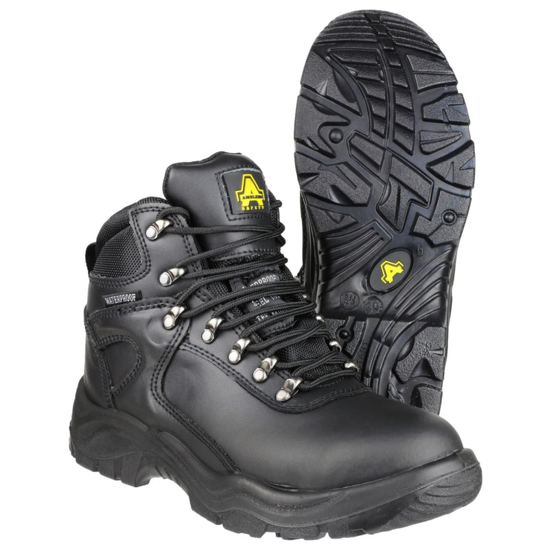Amblers Safety FS218 Leather Black Safety Boots