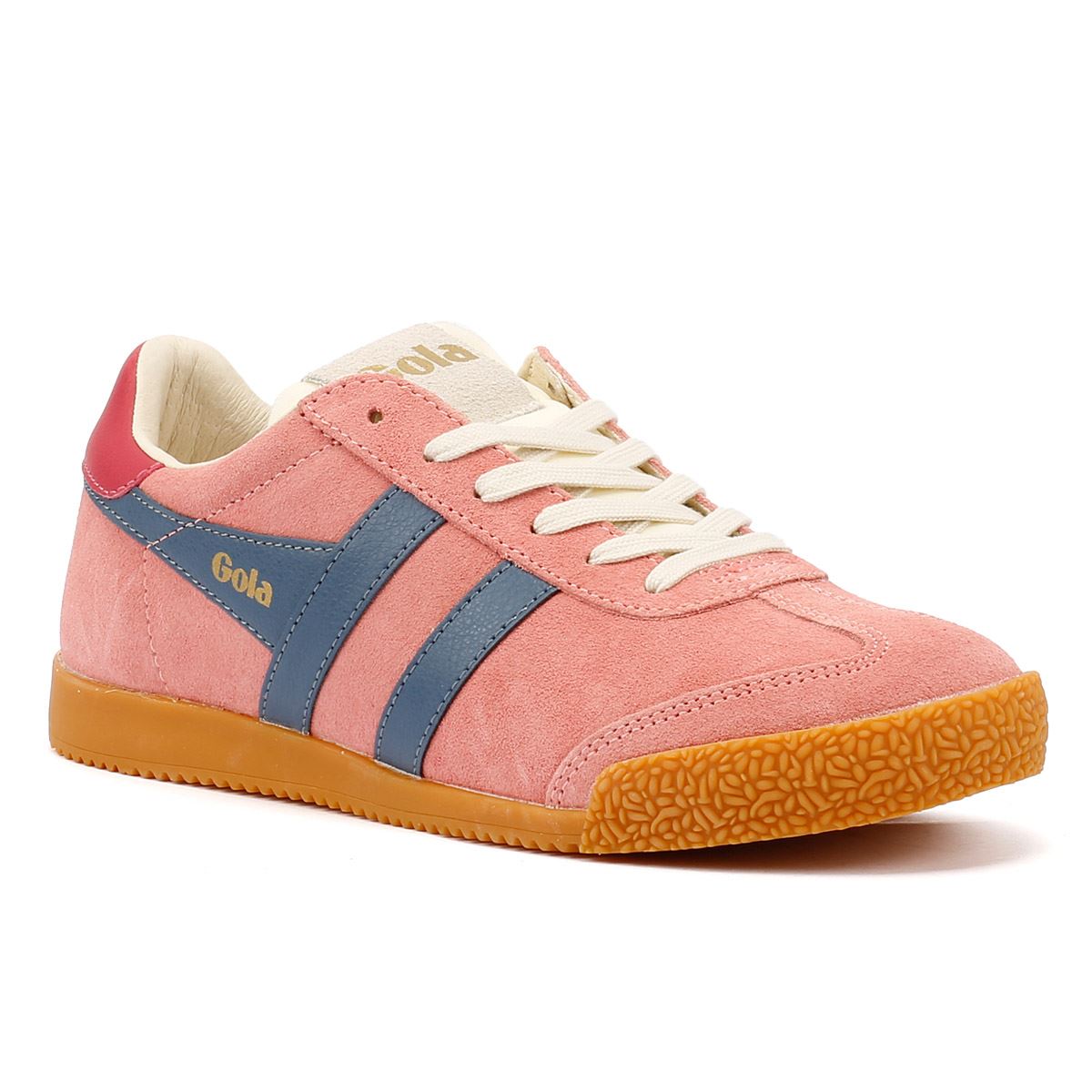 Gola Elan Suede Women's Coral Pink/Moonlight Sneakers