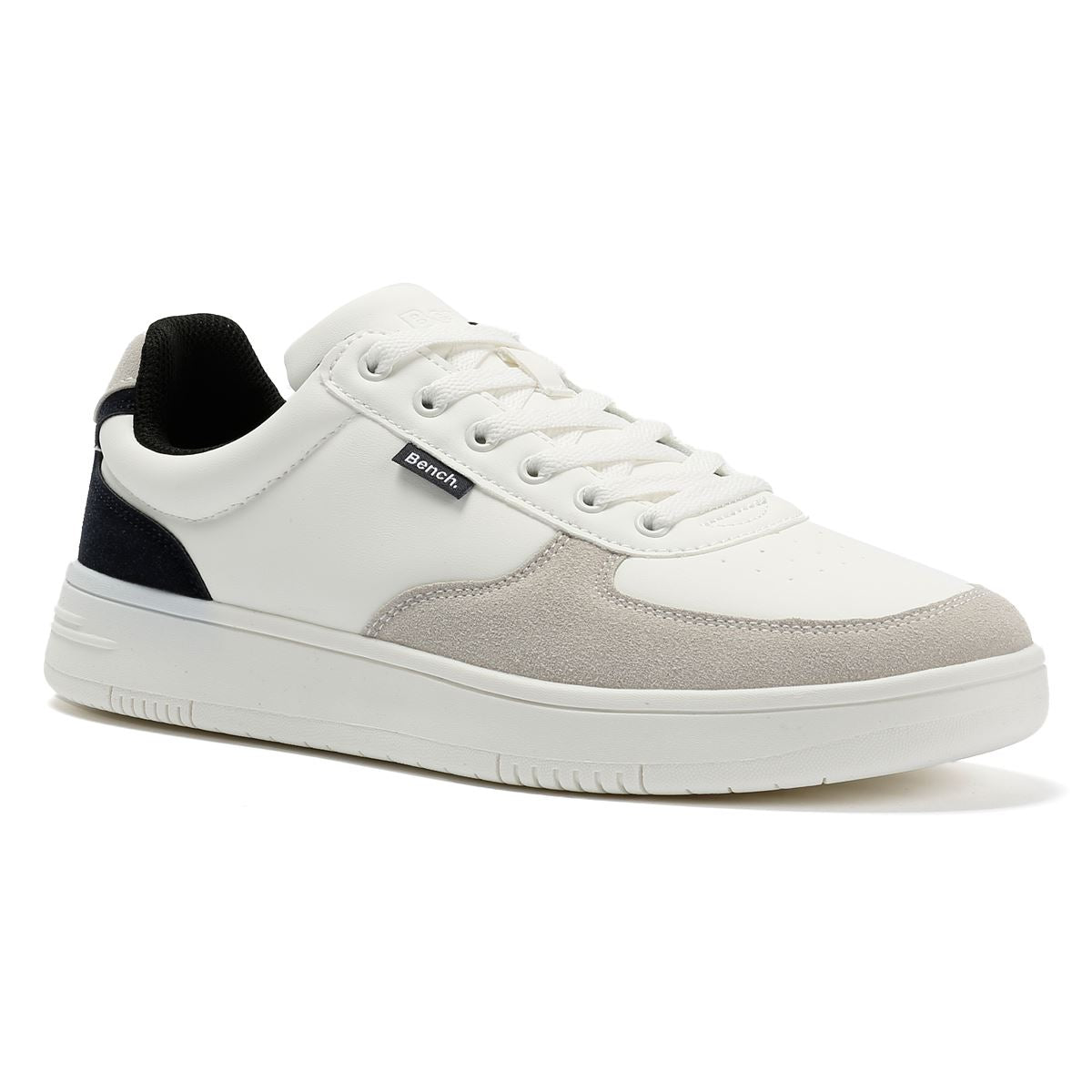 Bench Grainger Men's White/Gray Sneakers