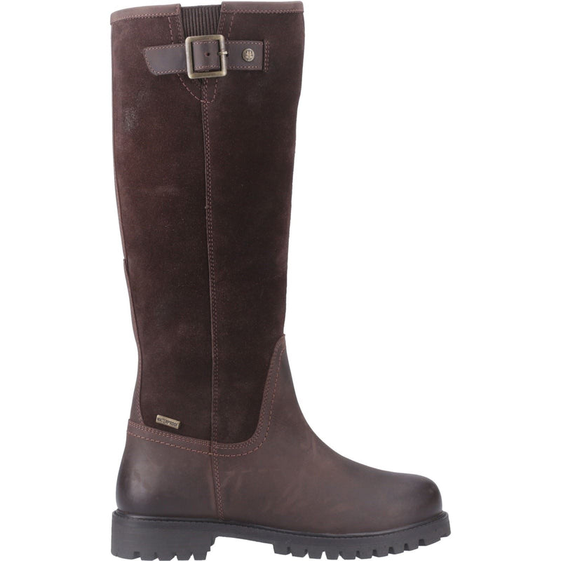Hunter Canna Tall Boot Leather Women's Brown Boots