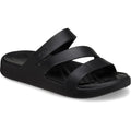 Crocs Getaway Strappy Thermoplastic Women's Black Sandals