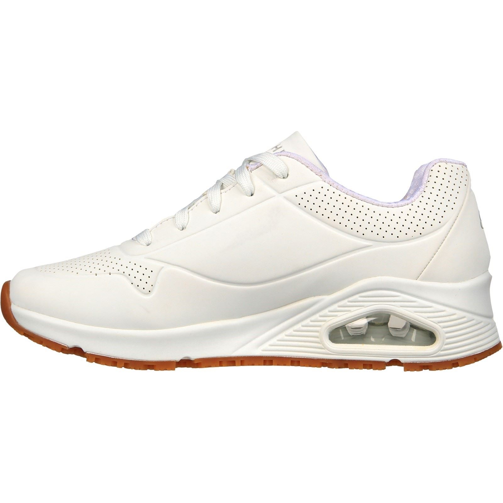 Skechers Workwear Work Relaxed Fit: Uno SR Women's White Safety Sneakers