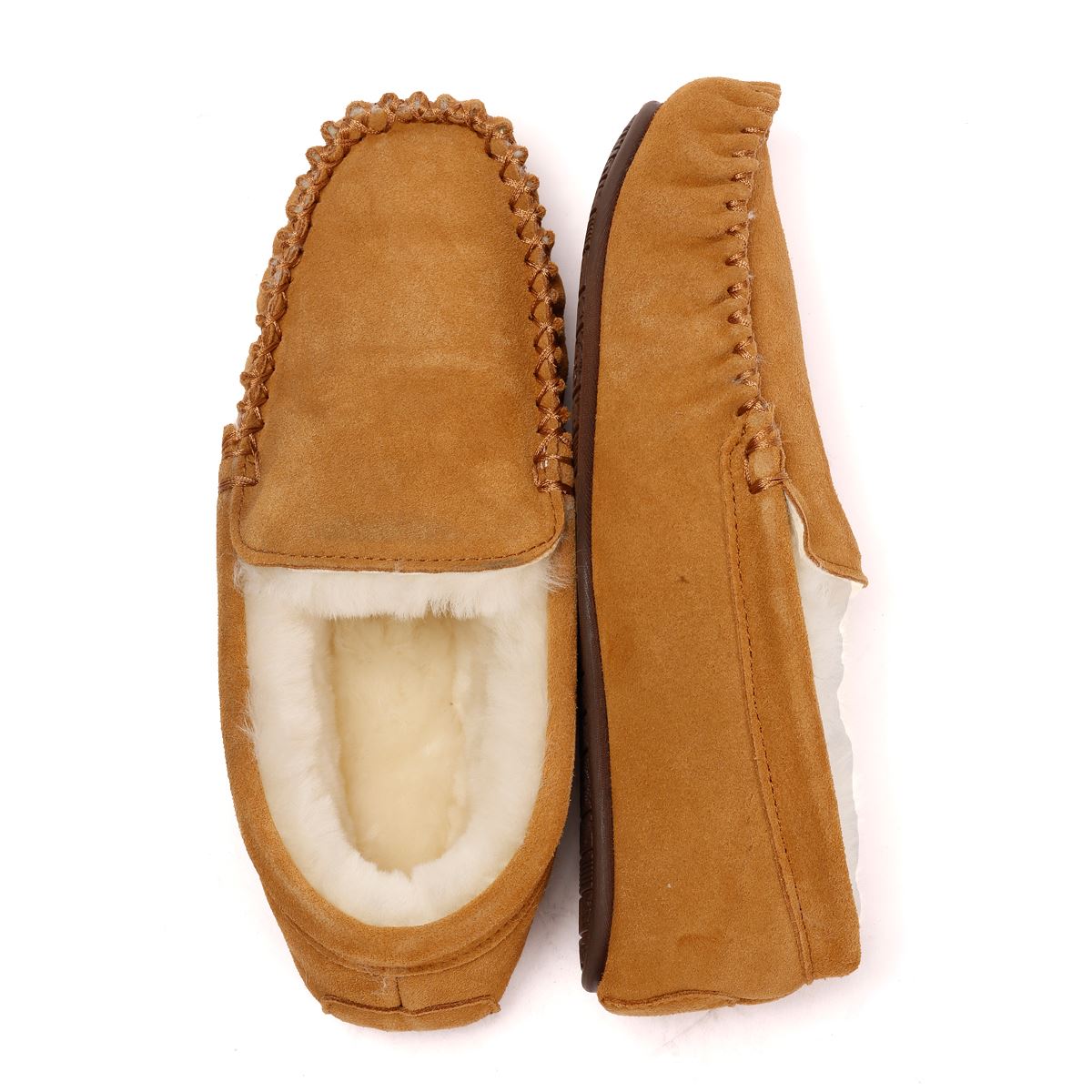 Osprey London The Sunday Suede Men's Chestnut Slippers