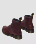 Dr. Martens 1460 WL Grizzly Leather Cherry Red Boots