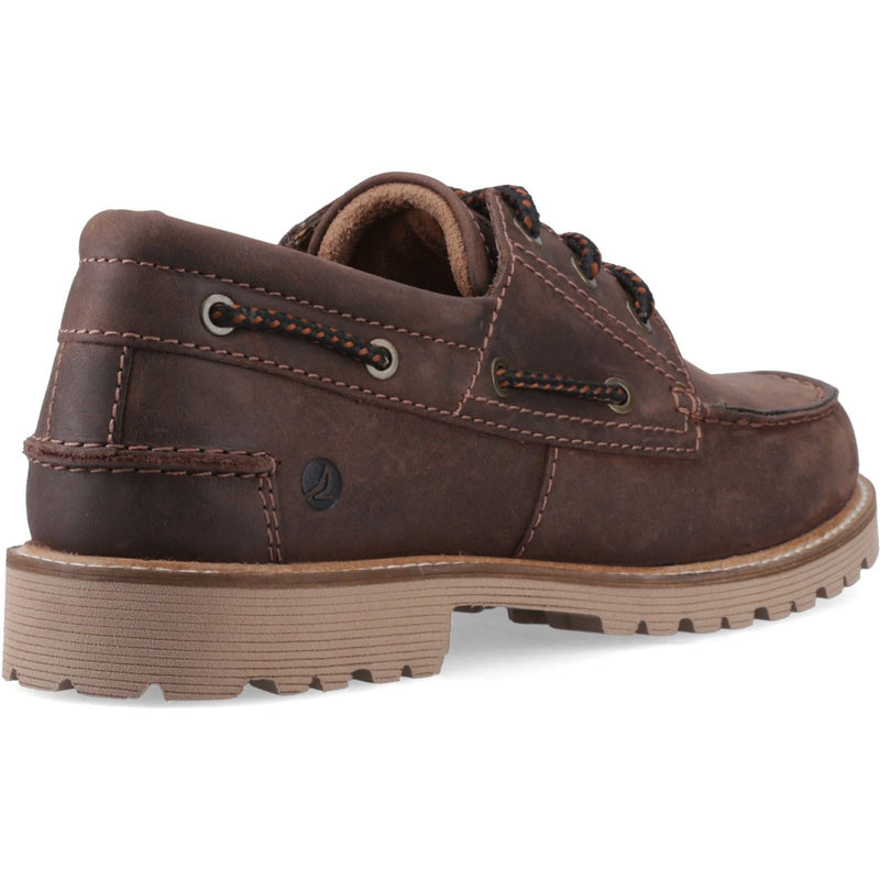 Sperry Houston Leather Men's Brown Boat Shoes