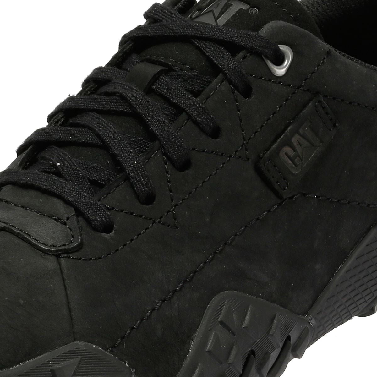 Caterpillar Gridlock Lo Tumbled Nubuck Men's Black Lace-Up Shoes