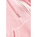 Juicy Couture Robertson Classic Jacket Synthetic Women's Pink Hooded Sweatshirt