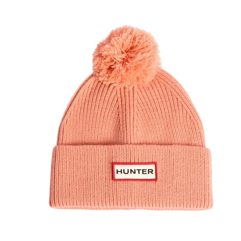 Hunter Arrinay Ribbed Pom Beanie/Scarf Box Set Unisex Adults Terracotta Hat & Scarf Set - One Size