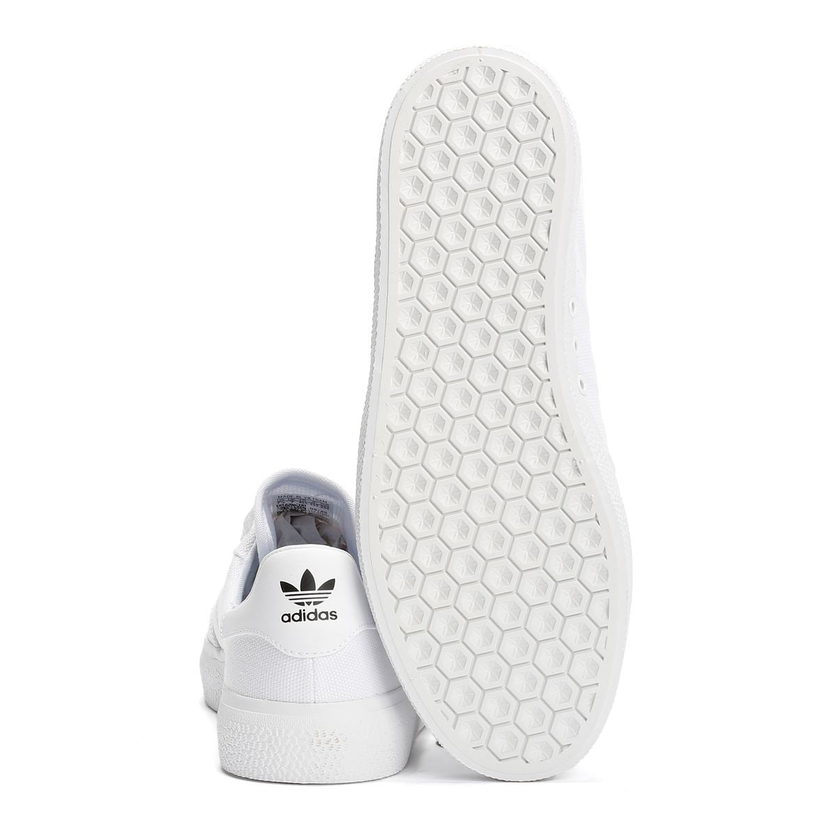 Adidas 3MC Canvas White Sneakers