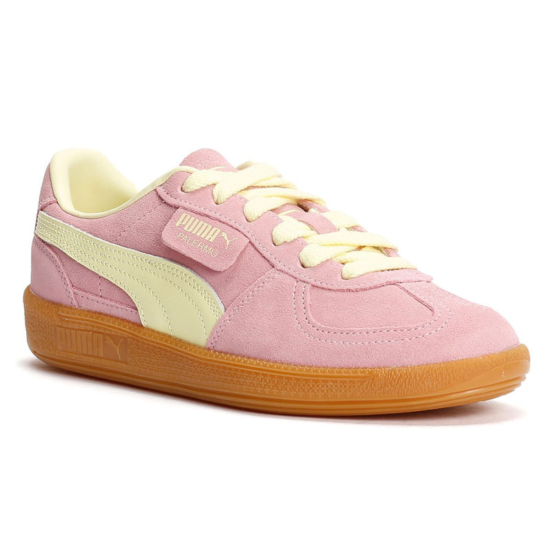Puma Palermo Suede Pink/Green Sneakers