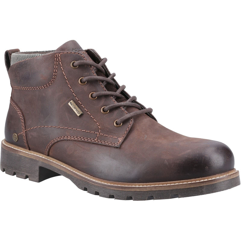 Cotswold Moreton Leather Men's Brown Ankle Boots