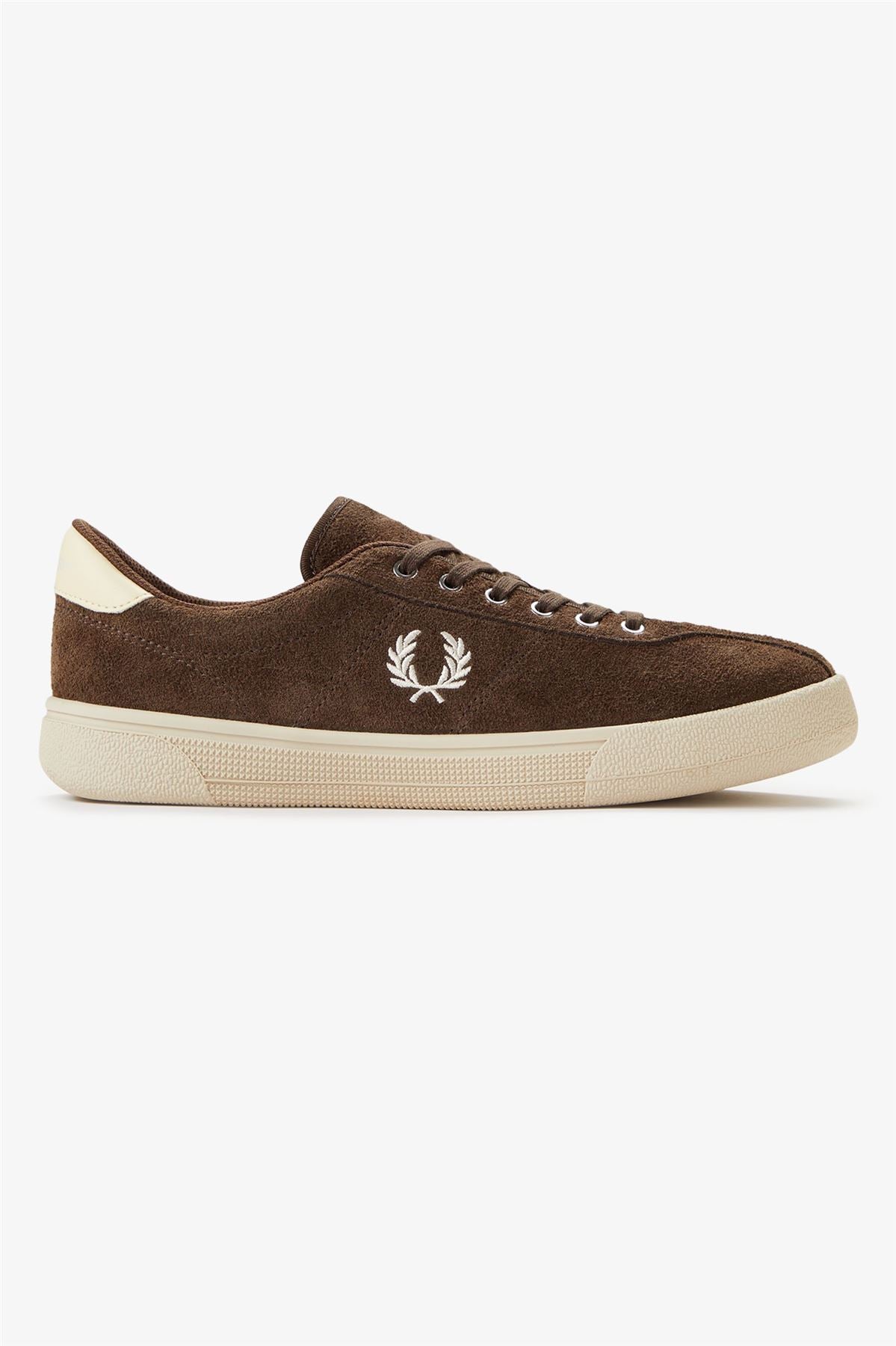 Fred Perry Tennis Shoe Suede Men's Tobacco/Ice Cream Sneakers