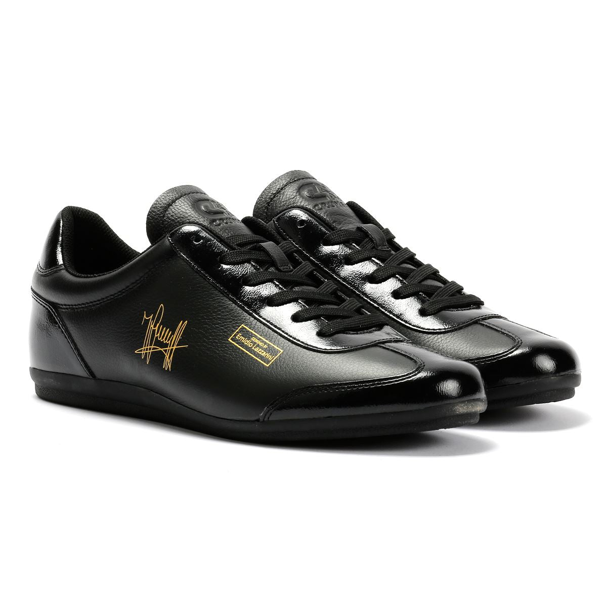 Cruyff Recoupa Leather Men's Black Mono Sneakers