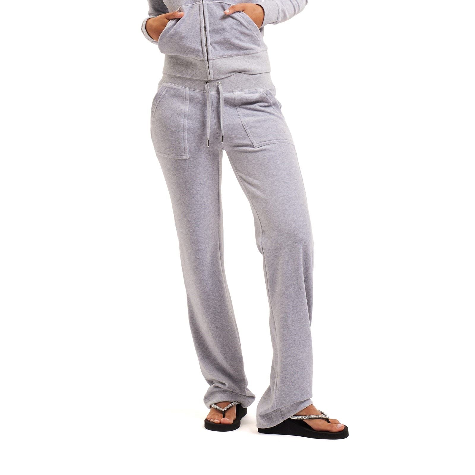 Juicy Couture Del Ray Pant Polyester Women's Silver Joggers