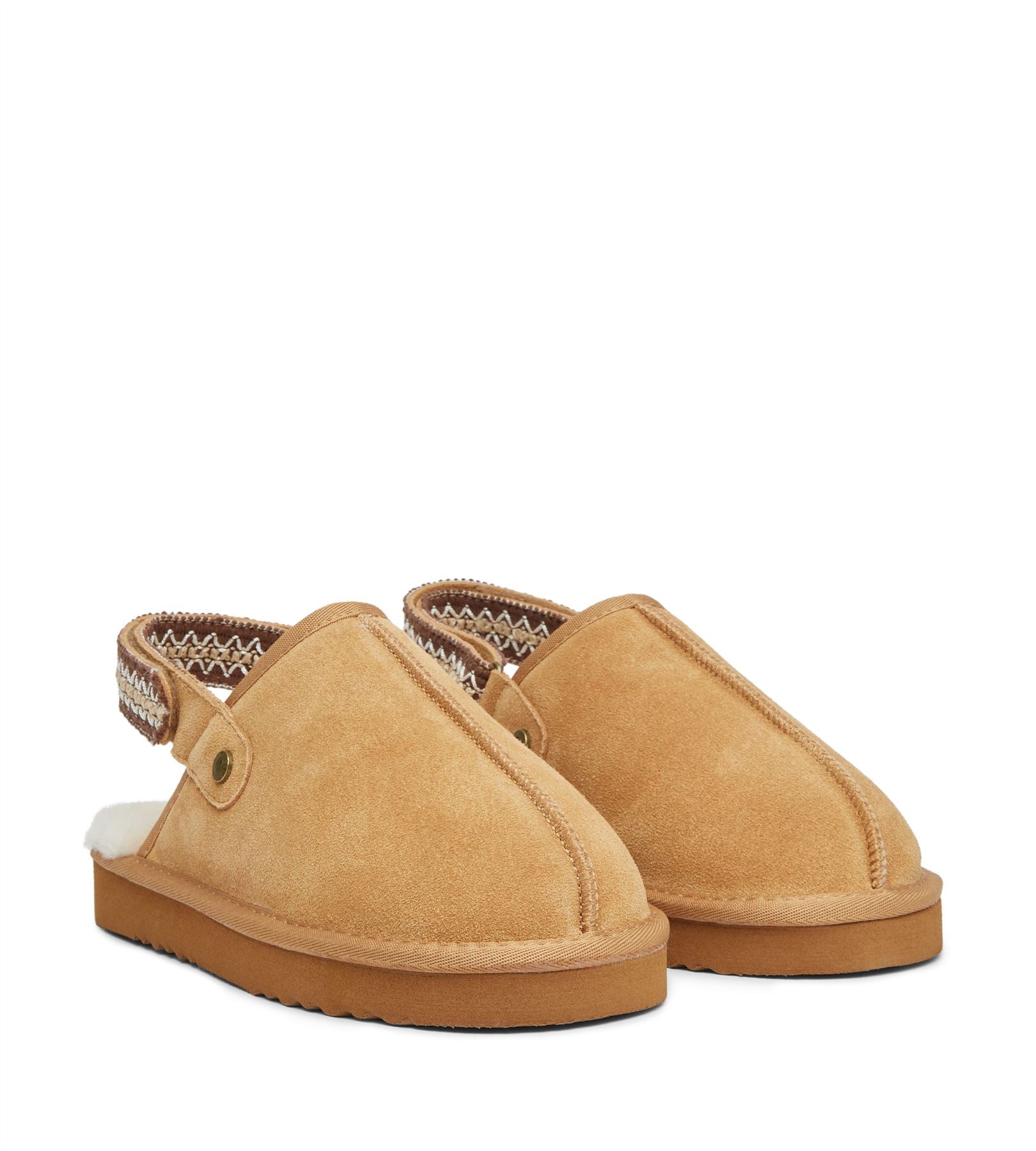 Osprey London The Constellation Suede Women's Tan Slippers