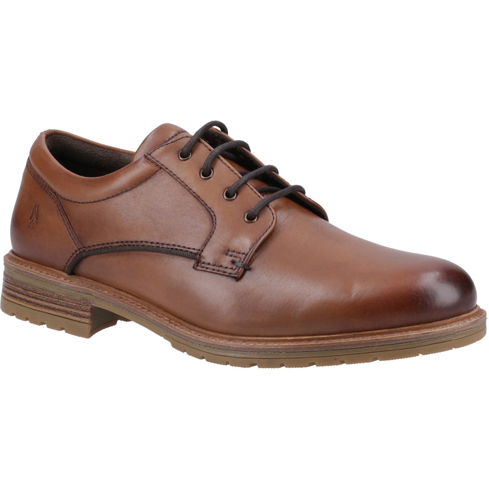 Hush Puppies Richie Leather Men's Tan Lace-Up Shoes