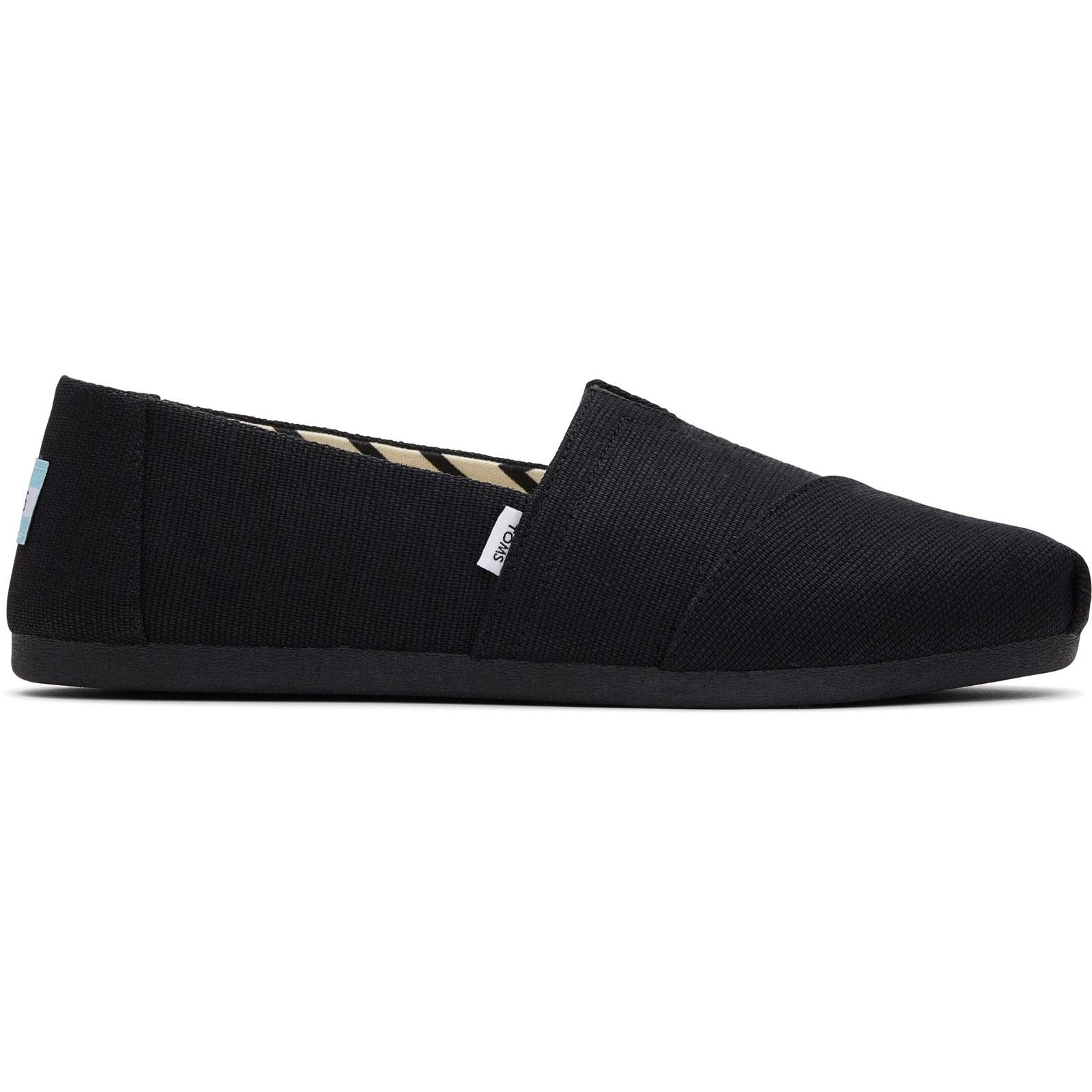 TOMS Alpargata Cotton Women's Black Trainers