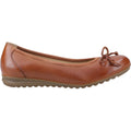 Hush Puppies Lucille Leather Women's Tan Flats