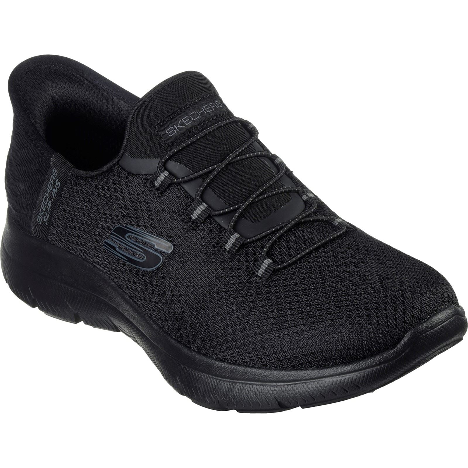 Skechers Summits - Diamond Dream Textile Women's Black Sneakers