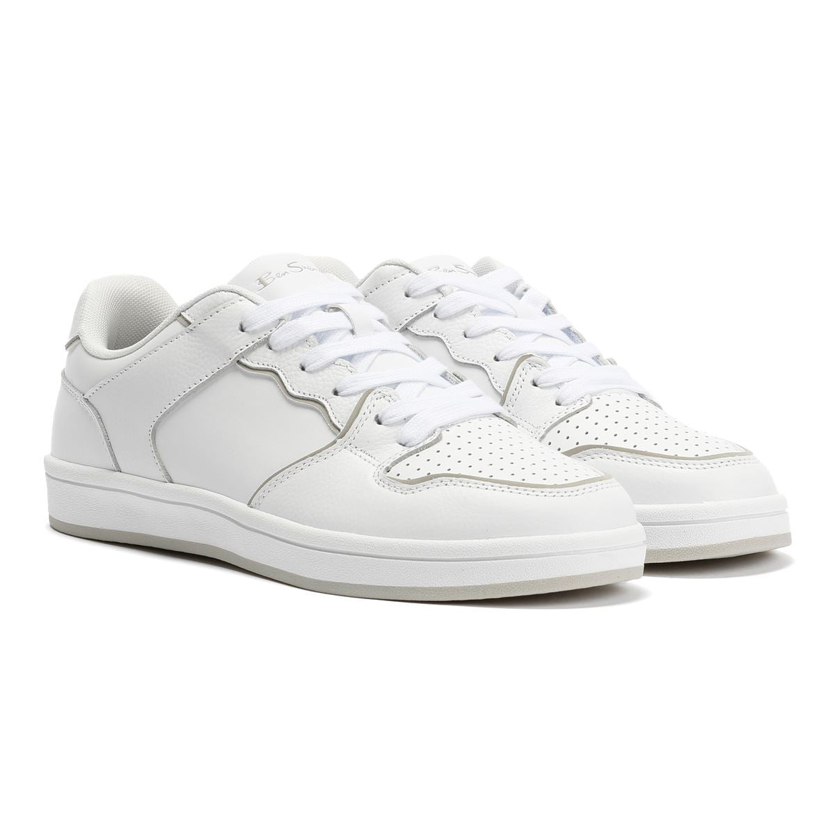 Ben Sherman Club Leather Men's White Sneakers