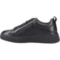Hush Puppies Harlow Leather Women's Black/Black Trainers