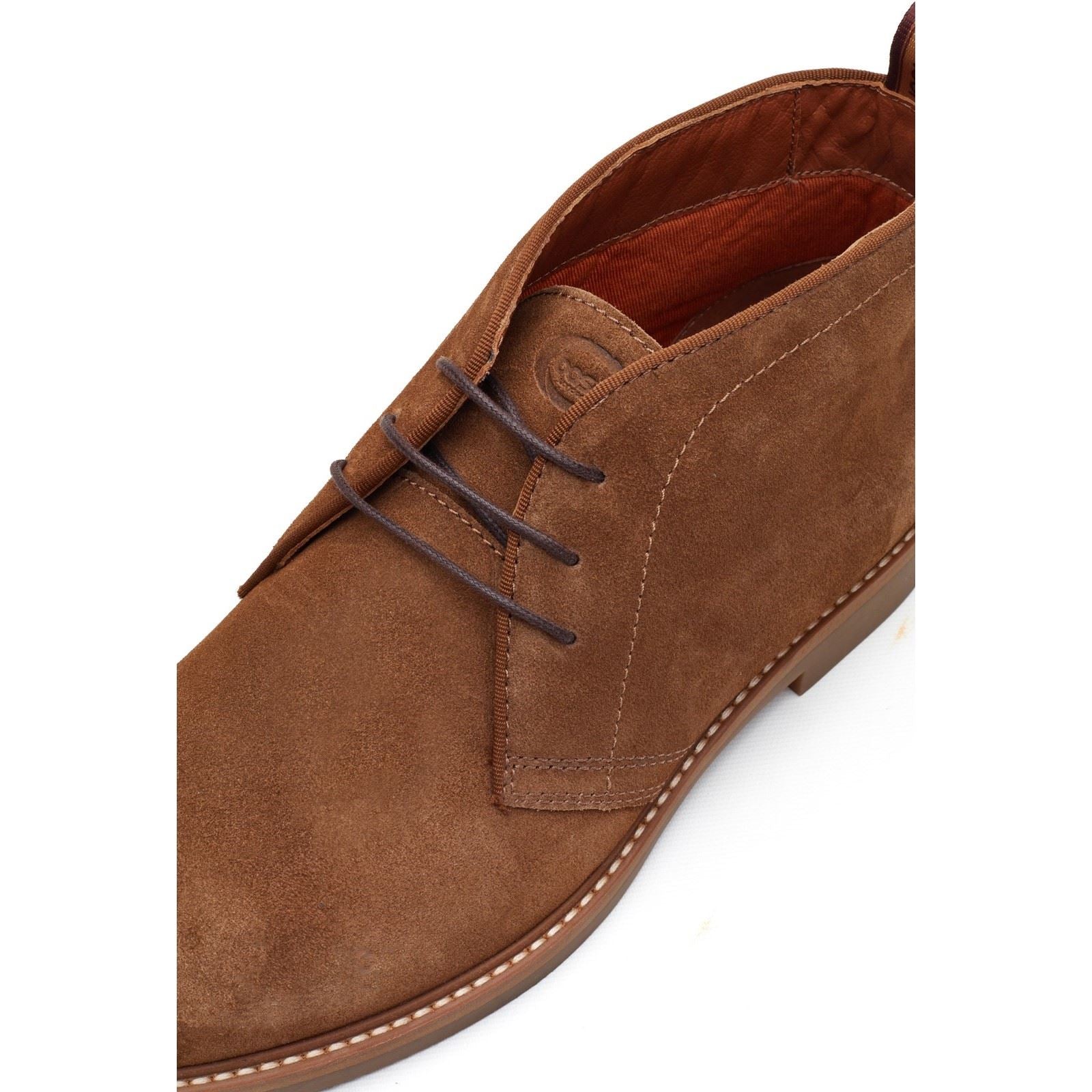 Base London Carlton Chukka Leather Men's Ginger Boots