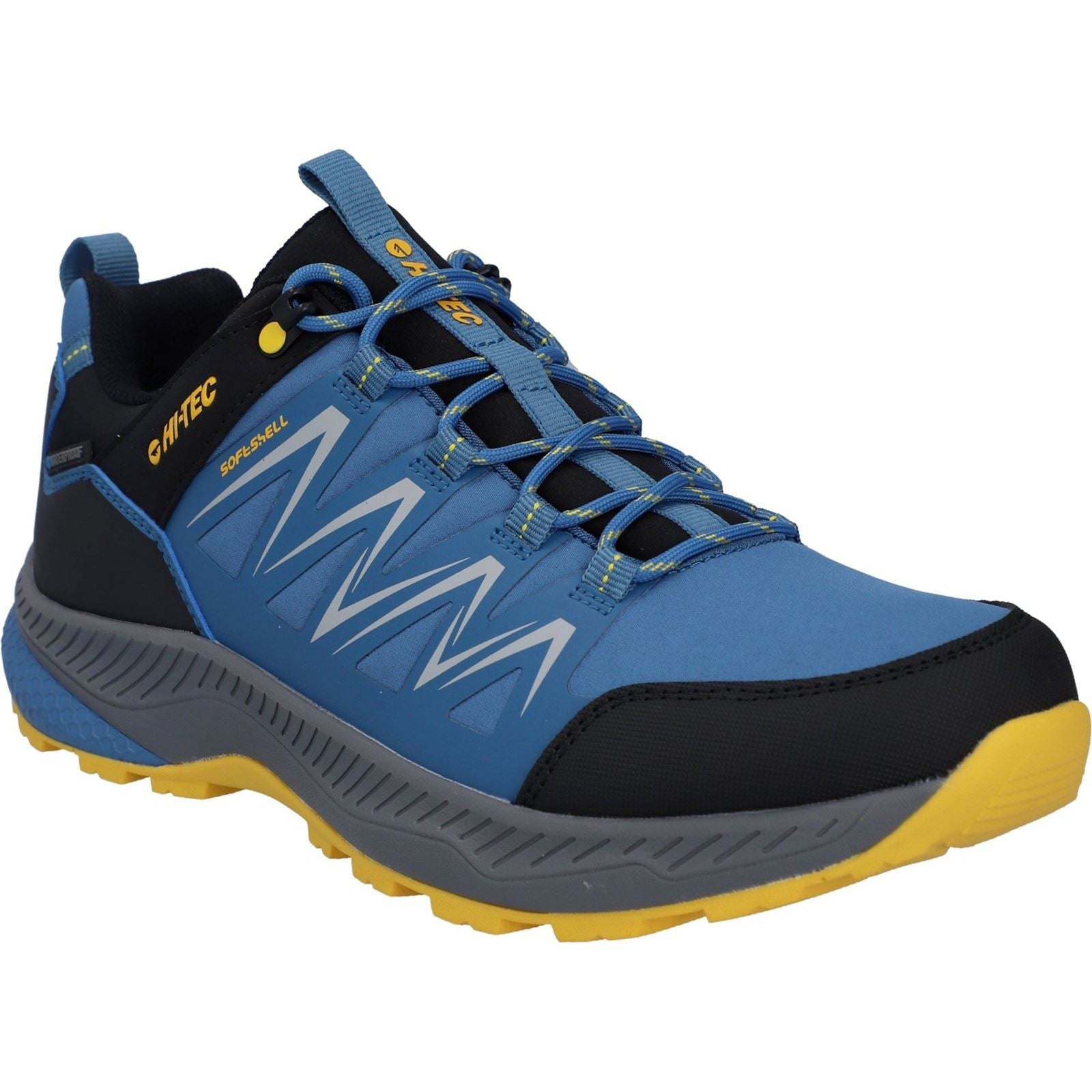 Hi-Tec Stealth Low Synthetic Men's Blue/Black/Yellow Hiking Boots