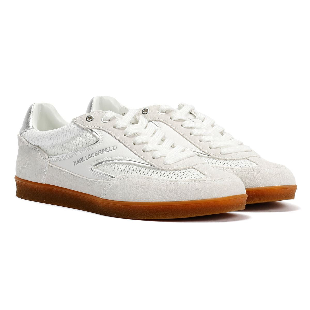 Karl Lagerfeld Kandidate Mesh Mix Women's White Sneakers