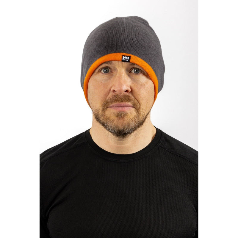 Helly Hansen Workwear Classic Reversible Unisex Adults Grey Beanie Hat