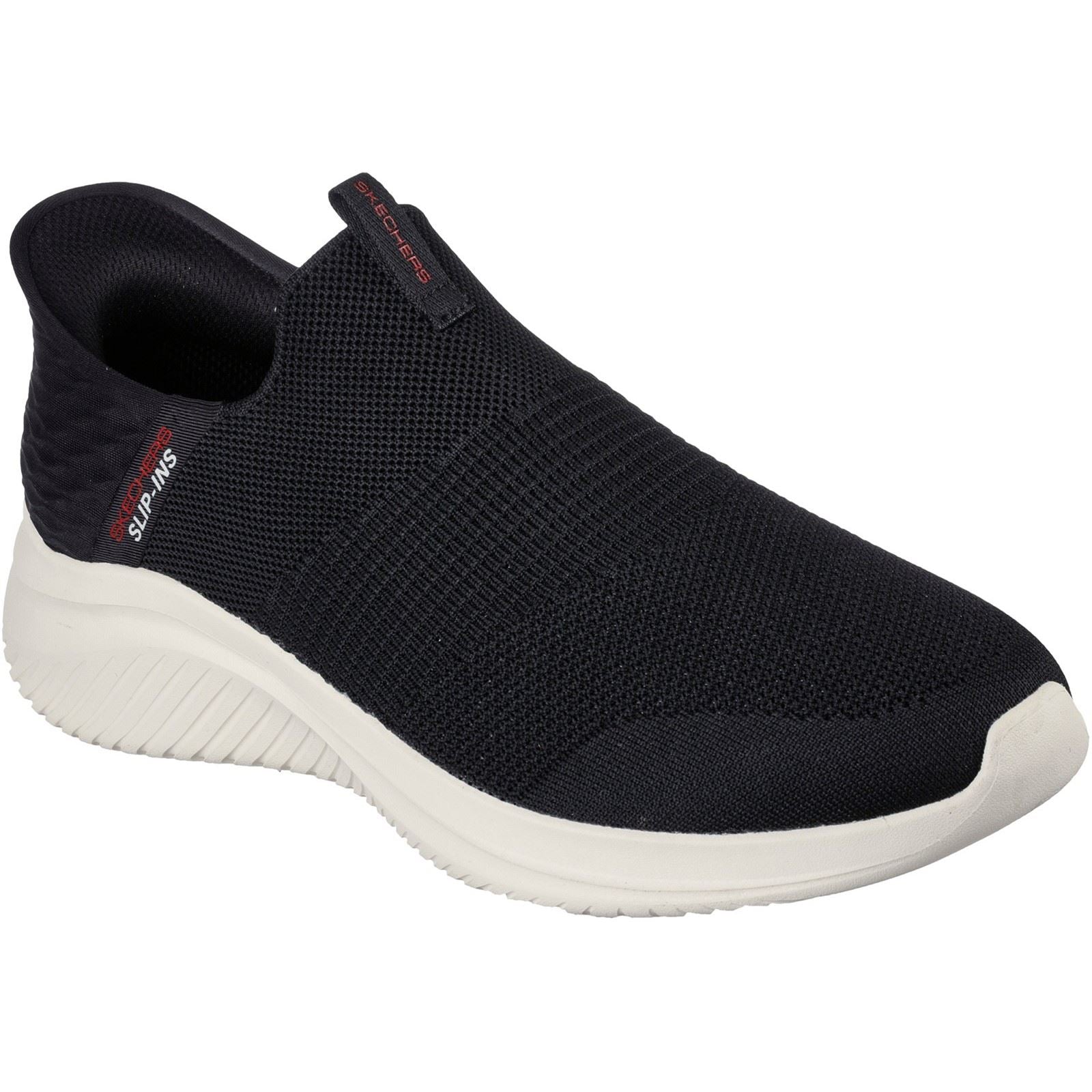 Skechers Ultra Flex 3.0 Smooth Step Synthetic Men's Black Sneakers