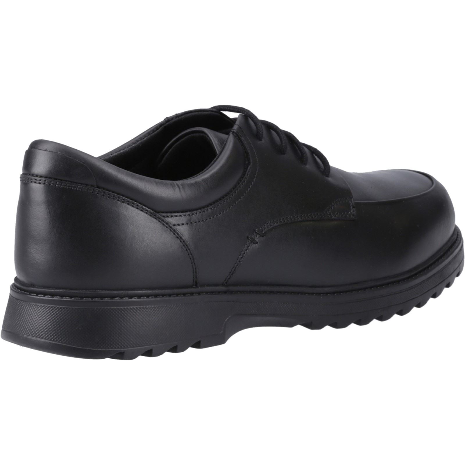 Hush Puppies Romeo Leather Boys's Black Shoes