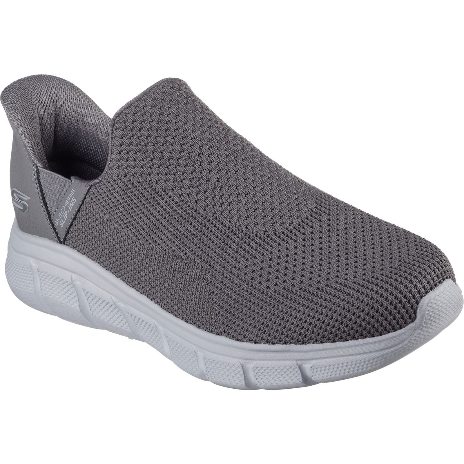 Skechers BOBS Sport B Flex Resilient Textile Men's Grey Sneakers