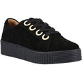 Hush Puppies Tamsin Suede Women's Black Sneakers