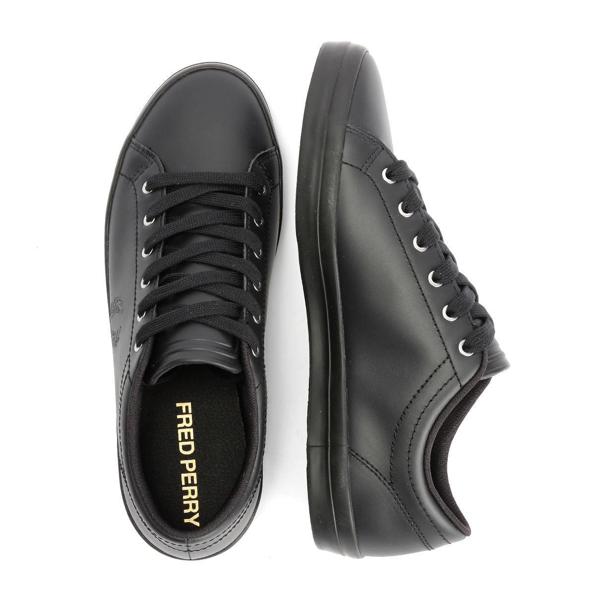 Fred Perry Baseline Leather Men's Black Sneakers